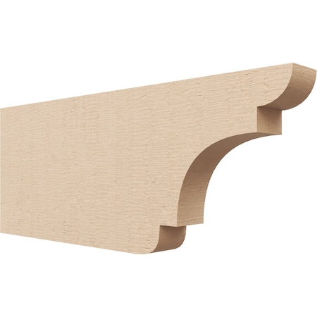 Ekena Millwork 2in. W x 8in. H x 20in. L New Brighton Woodgrain TimberThane Rafter Tail, Primed Tan RFTUR02X08X20NEBRCPR